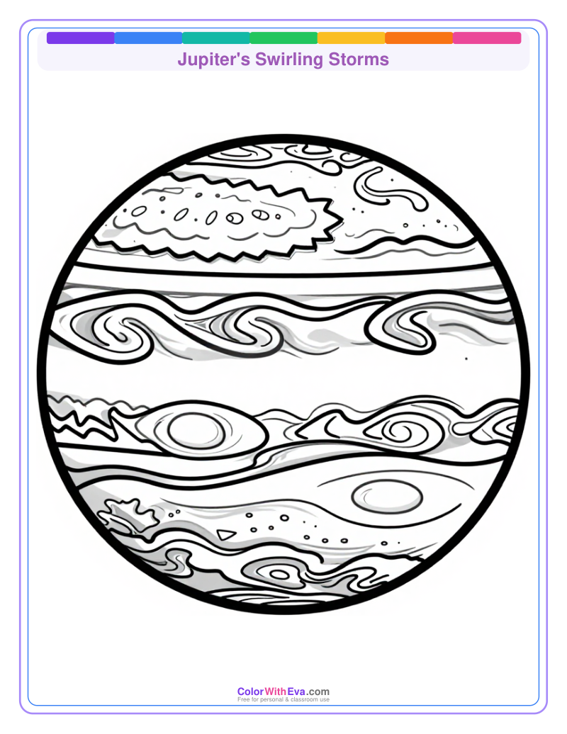 Jupiter's Swirling Storms preview