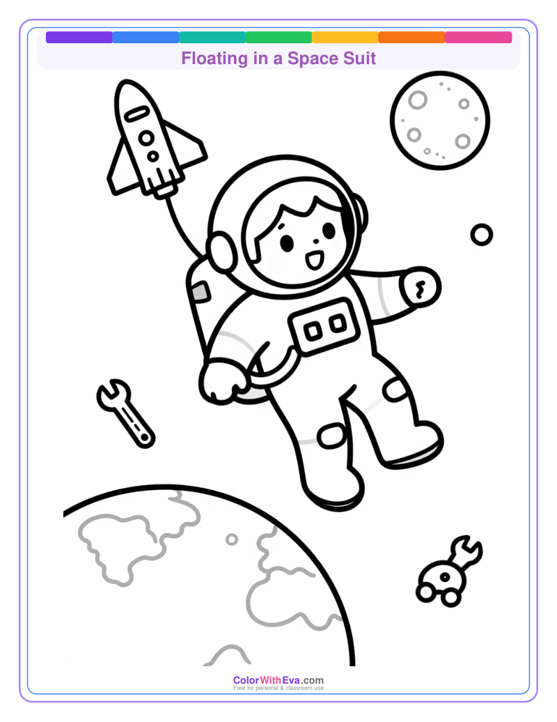 Floating in a Space Suit preview