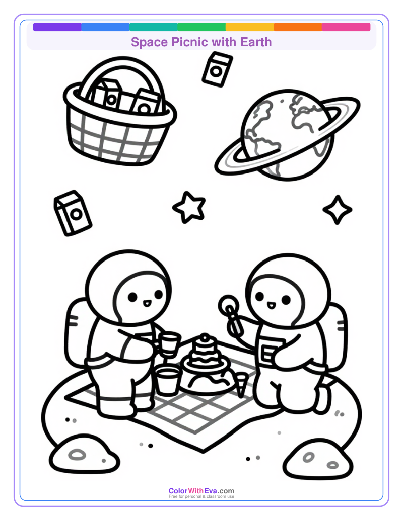 Space Picnic with Earth preview