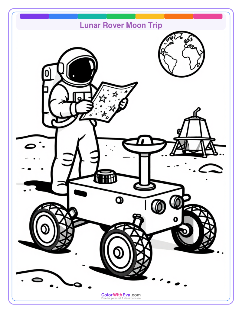 Lunar Rover Moon Trip preview