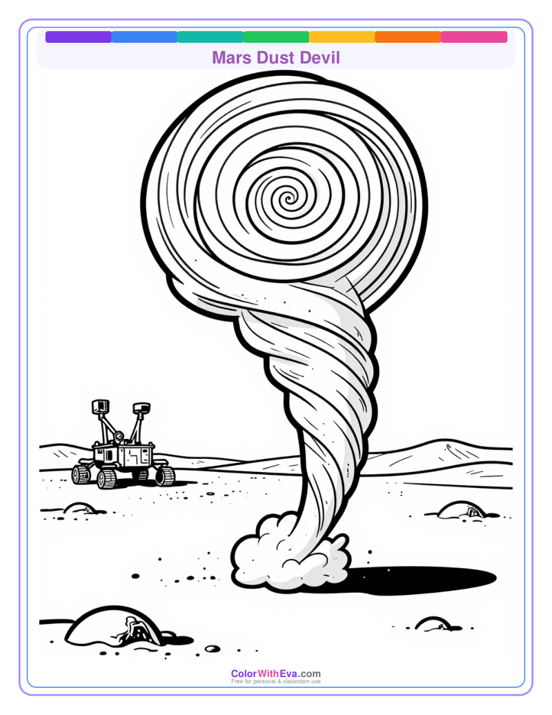 Mars Dust Devil preview