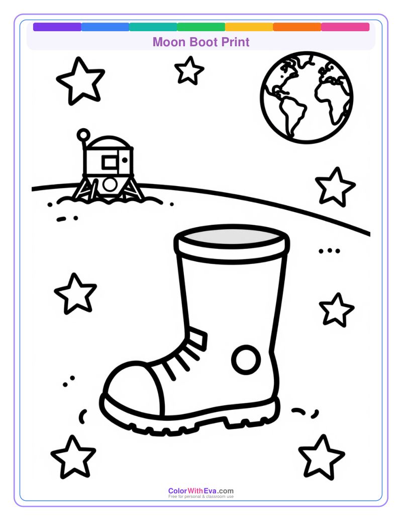 Moon Boot Print preview