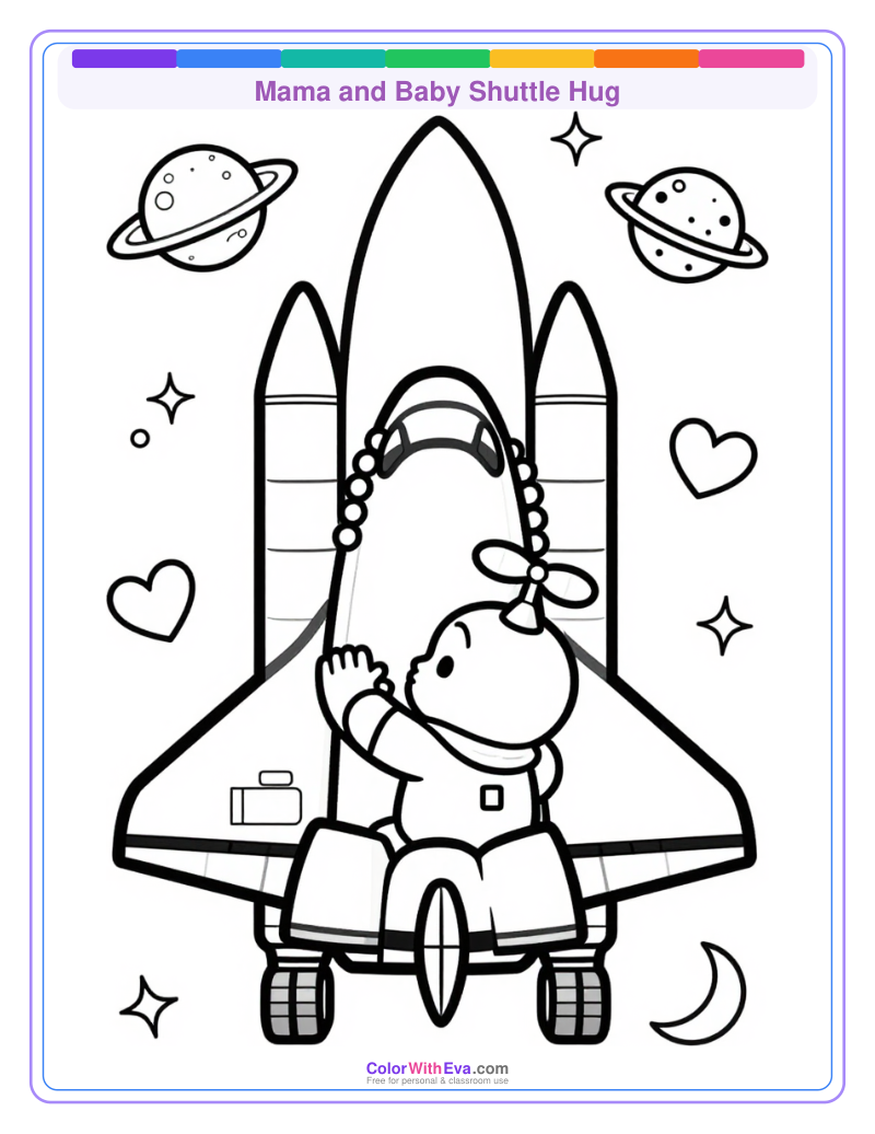 Mama and Baby Shuttle Hug thumbnail