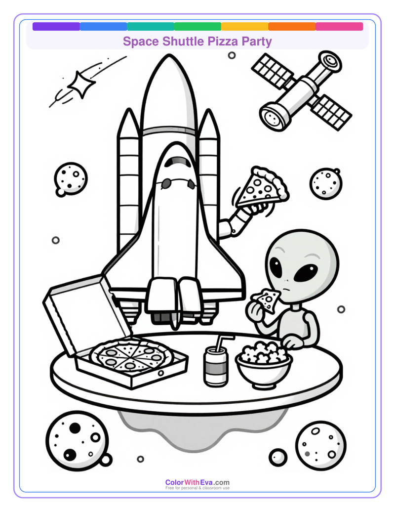Space Shuttle Pizza Party preview