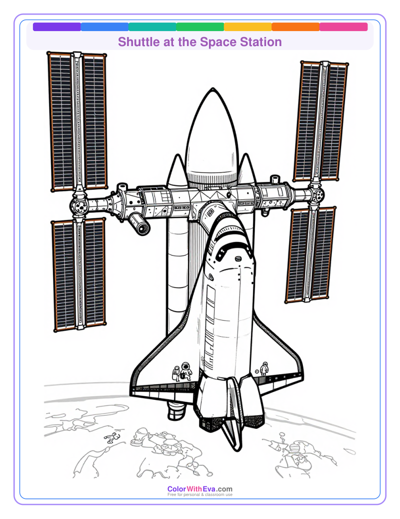Shuttle at the Space Station preview