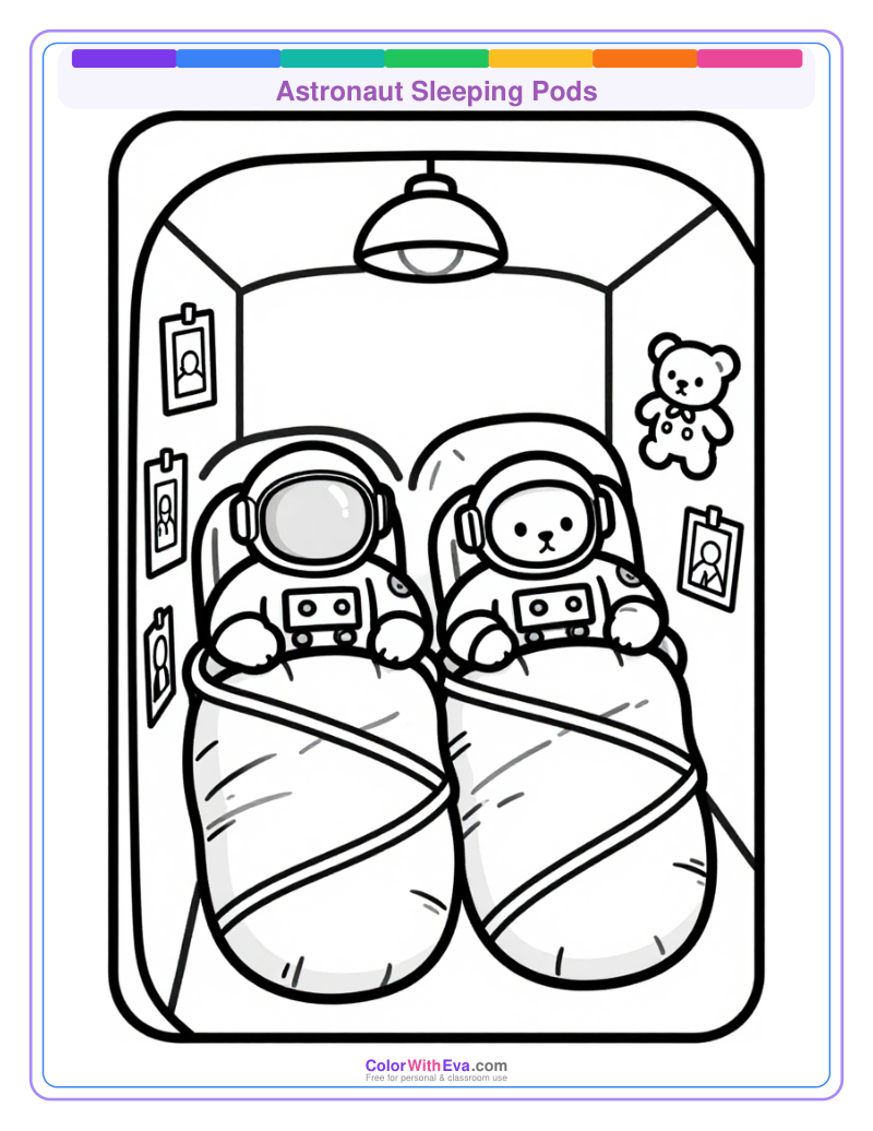 Astronaut Sleeping Pods preview