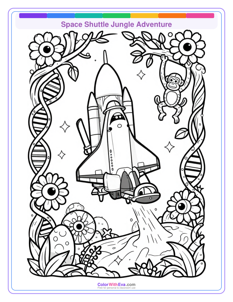 Space Shuttle Jungle Adventure preview