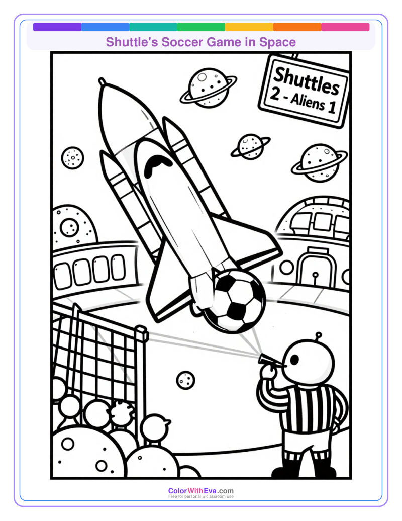 Shuttle's Soccer Game in Space thumbnail