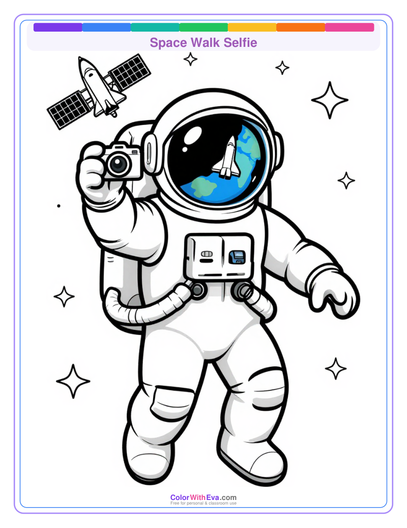 Space Walk Selfie preview