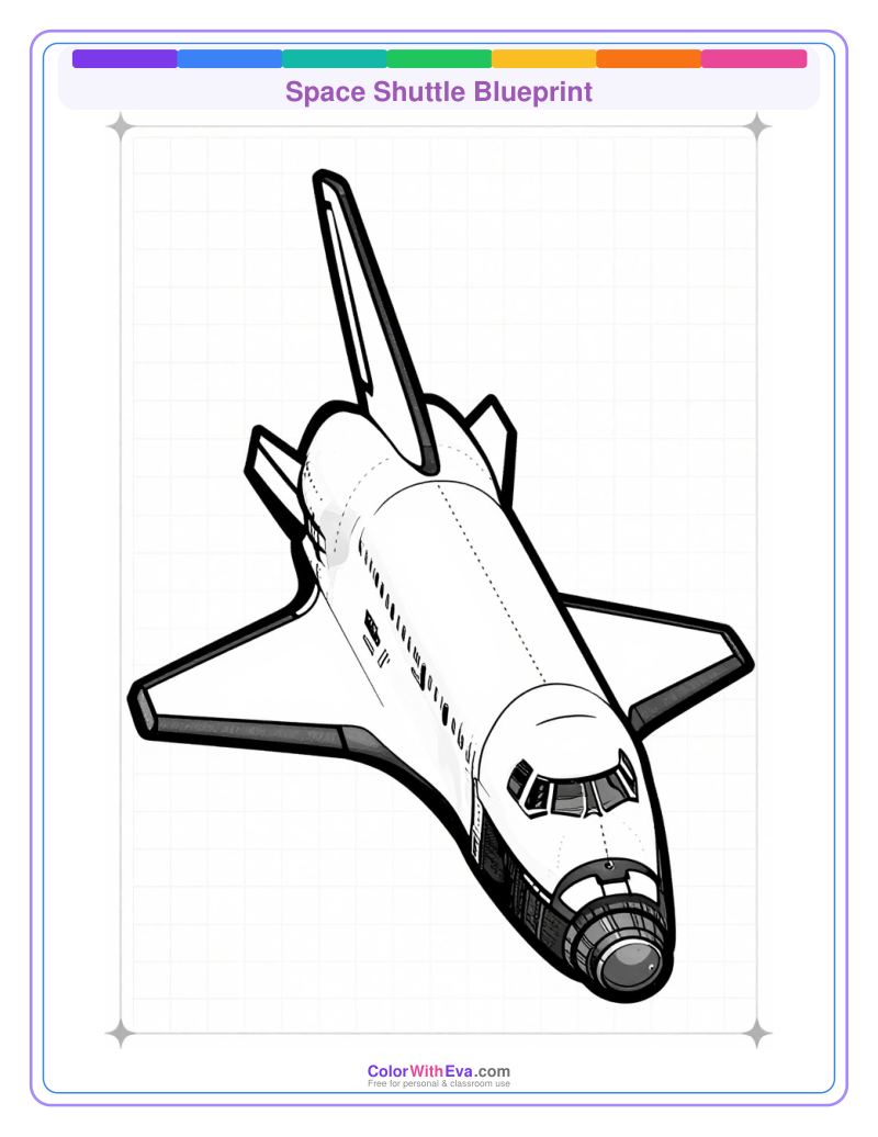 Space Shuttle Blueprint preview