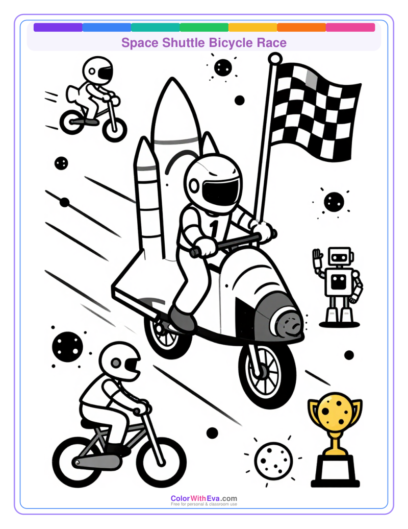 Space Shuttle Bicycle Race thumbnail