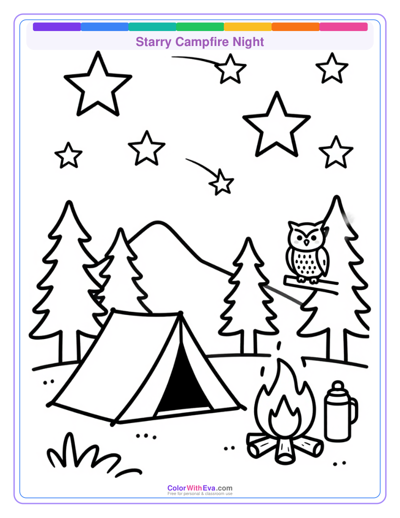 Starry Campfire Night preview