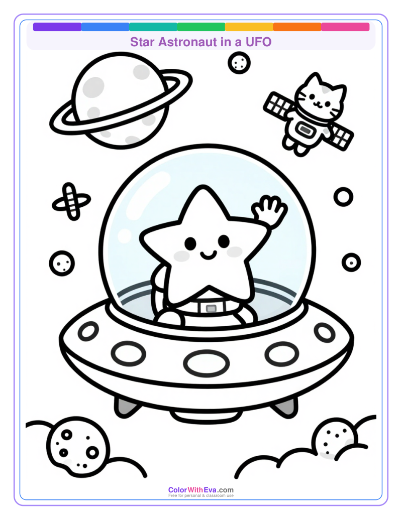 Star Astronaut in a UFO thumbnail
