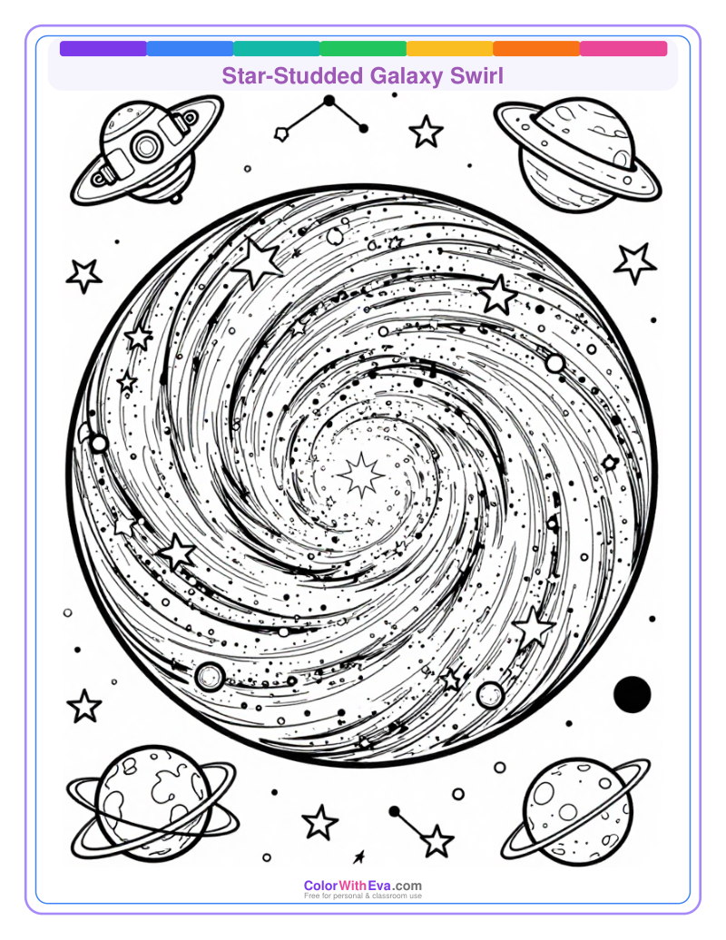 Star-Studded Galaxy Swirl preview