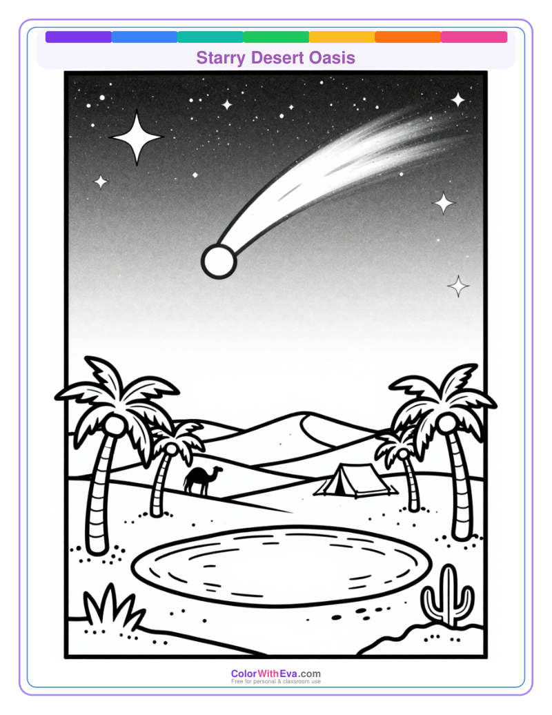 Starry Desert Oasis preview