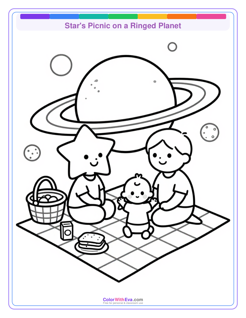 Star's Picnic on a Ringed Planet thumbnail