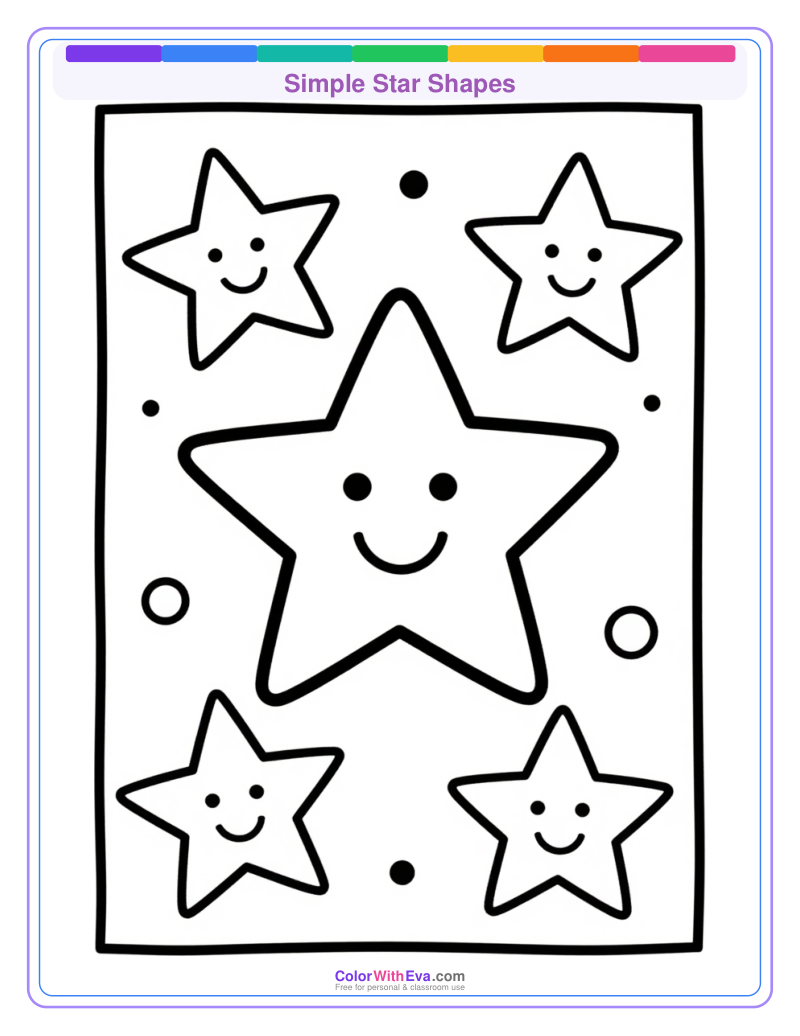 Simple Star Shapes preview