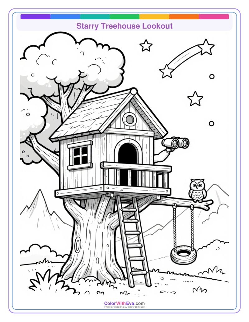 Starry Treehouse Lookout preview