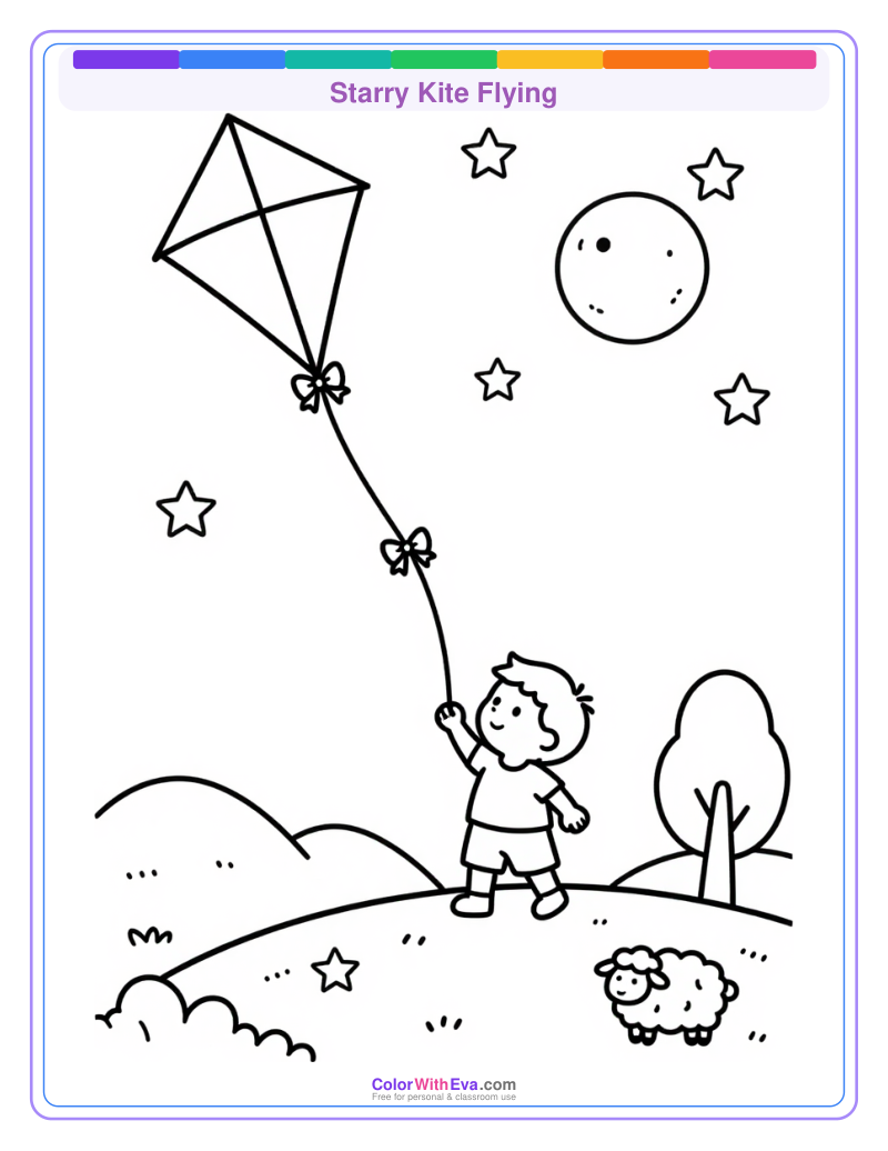 Starry Kite Flying preview