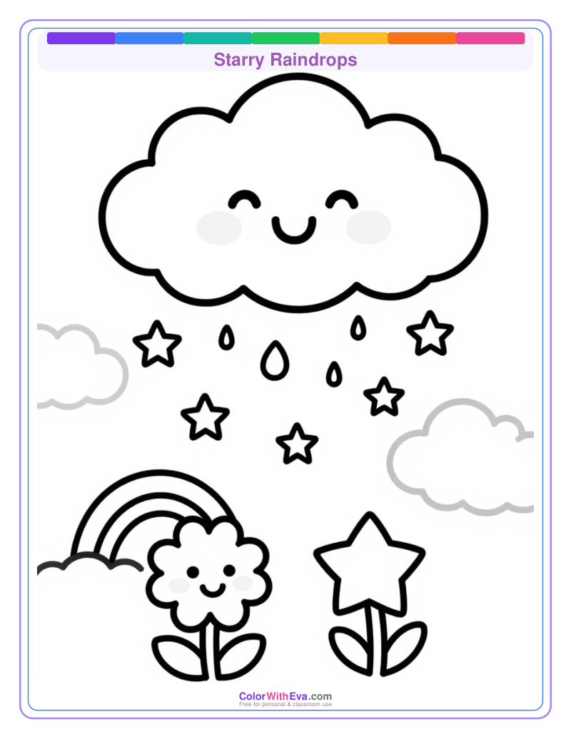 Starry Raindrops preview