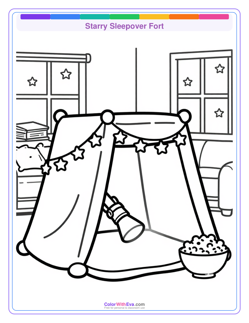 Starry Sleepover Fort preview