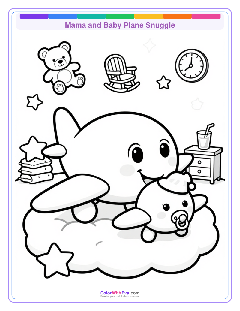 Mama and Baby Plane Snuggle thumbnail