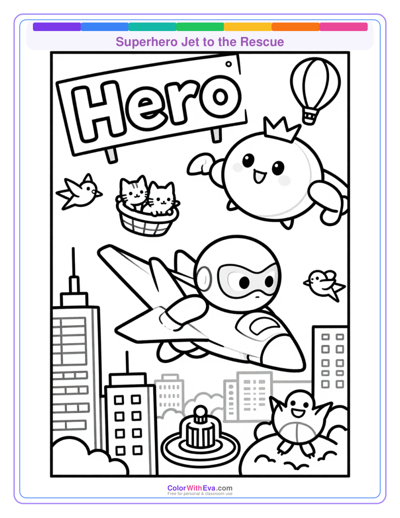 Superhero Jet to the Rescue thumbnail