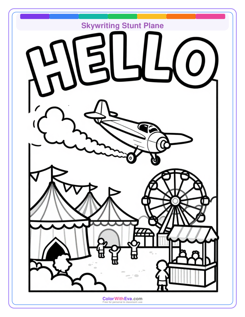 Skywriting Stunt Plane preview