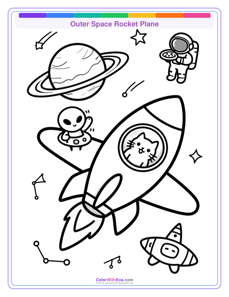 Outer Space Rocket Plane thumbnail