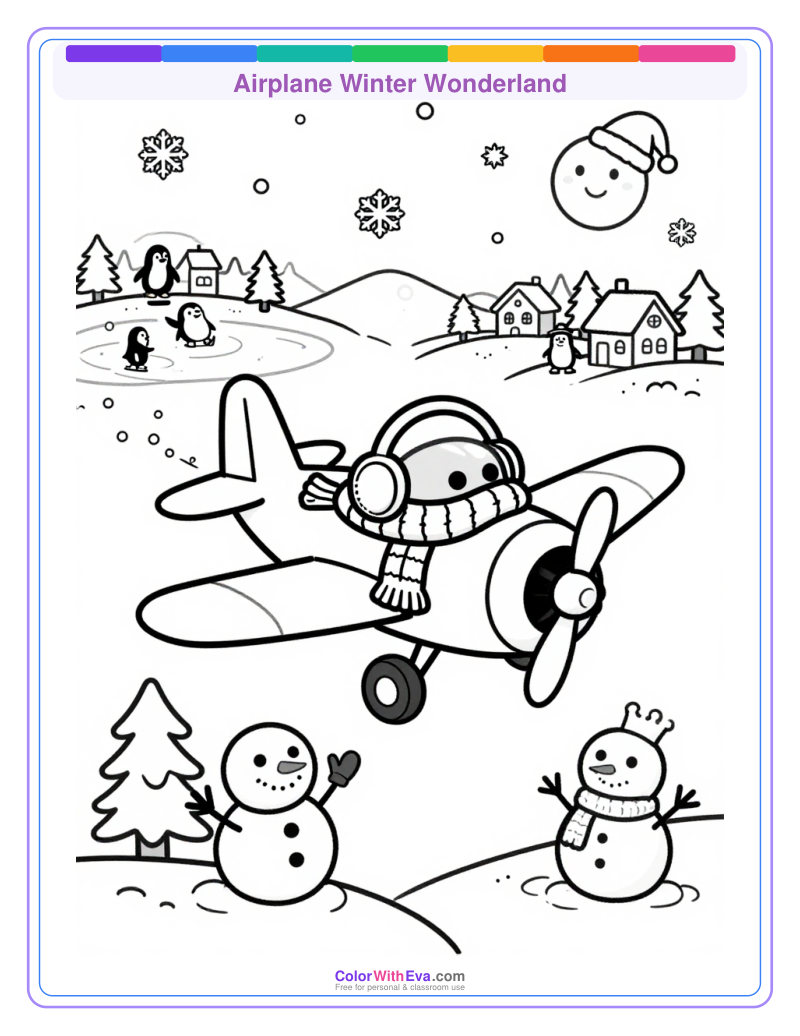 Airplane Winter Wonderland thumbnail