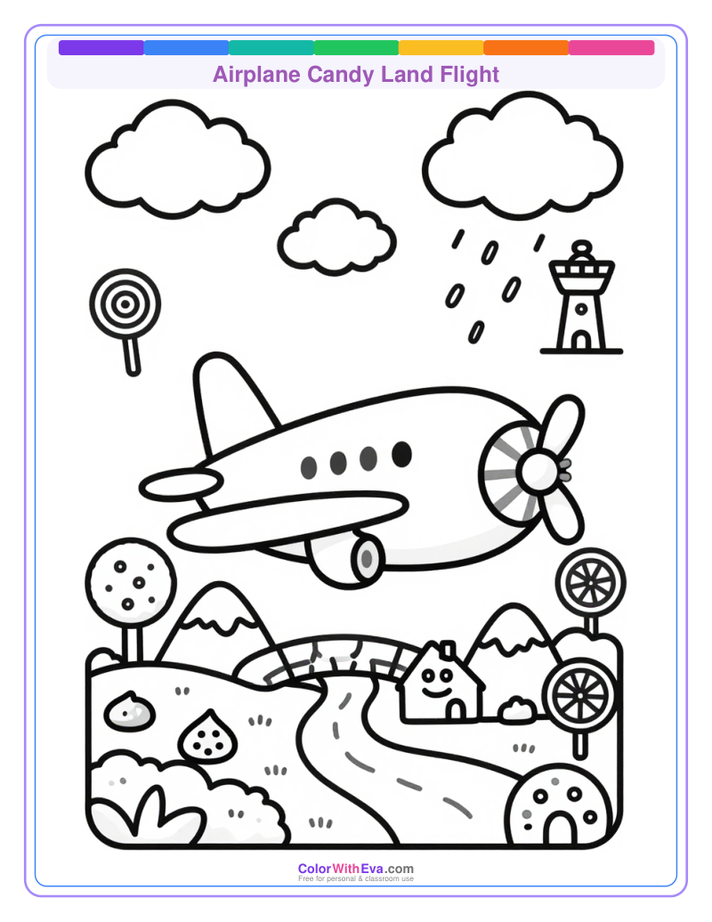Airplane Candy Land Flight thumbnail