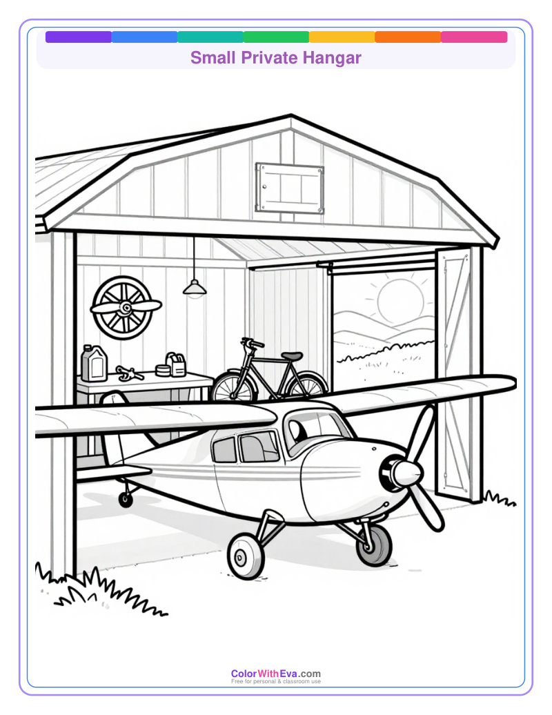 Small Private Hangar preview