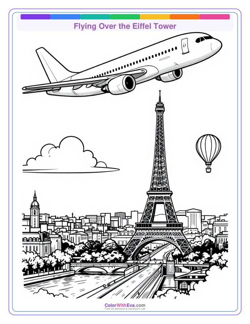 Flying Over the Eiffel Tower preview
