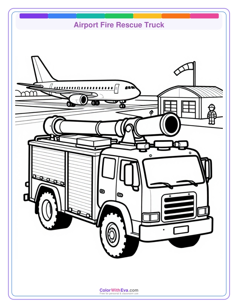 Airport Fire Rescue Truck preview