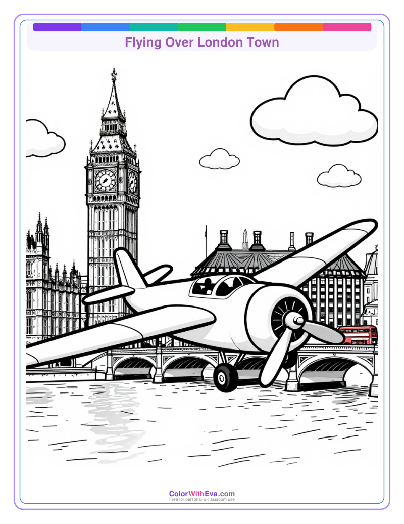 Flying Over London Town preview