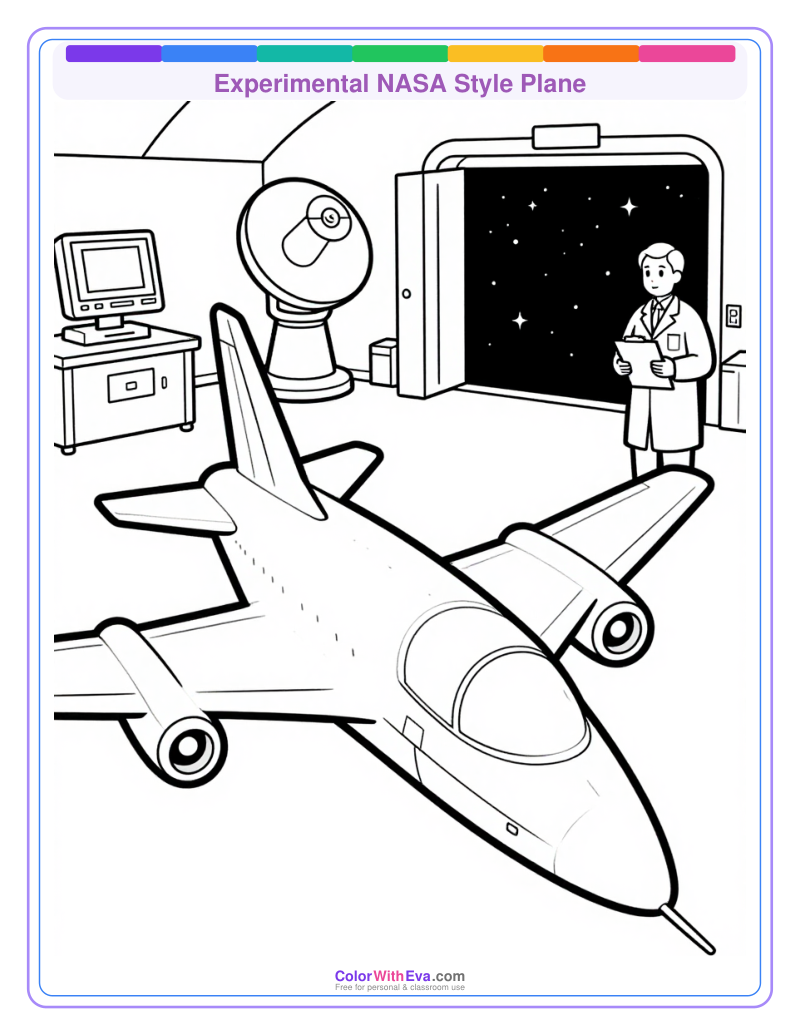 Experimental NASA Style Plane preview