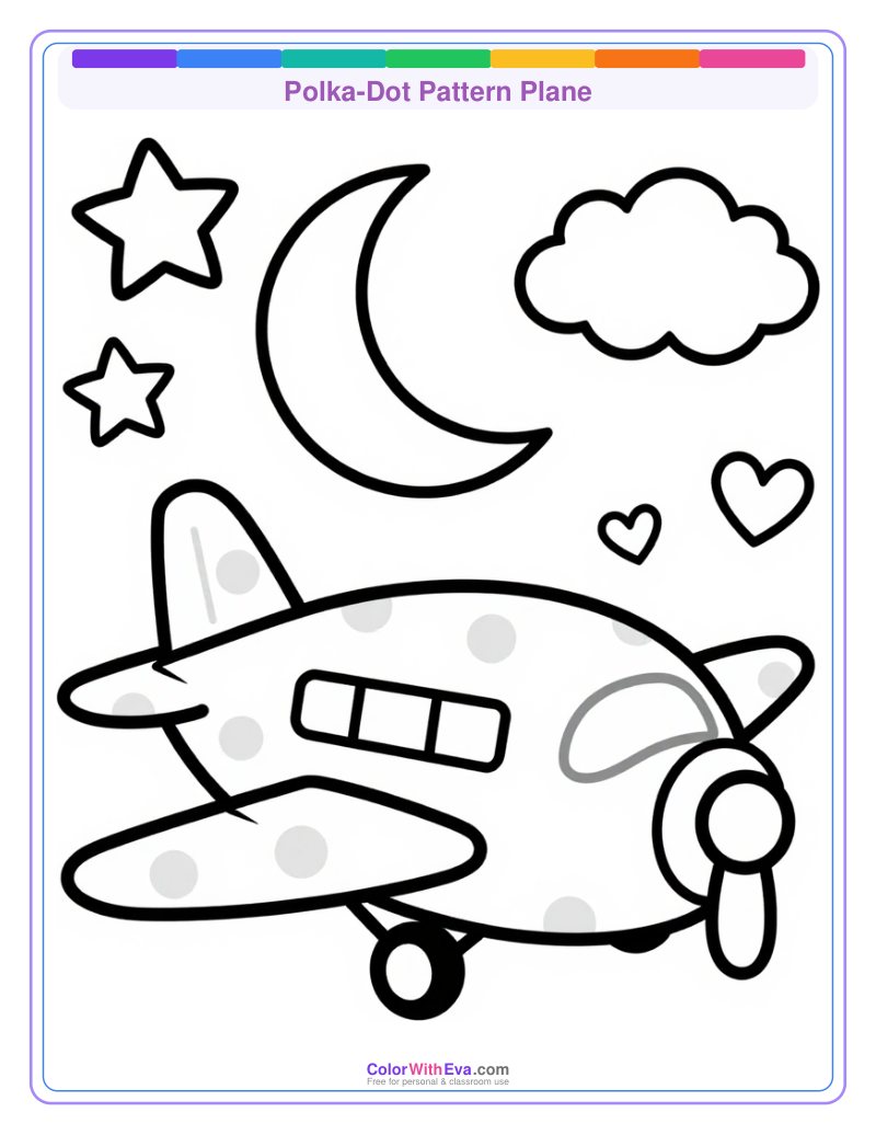 Polka-Dot Pattern Plane preview