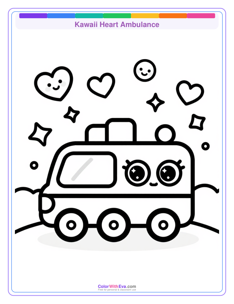 Kawaii Heart Ambulance preview