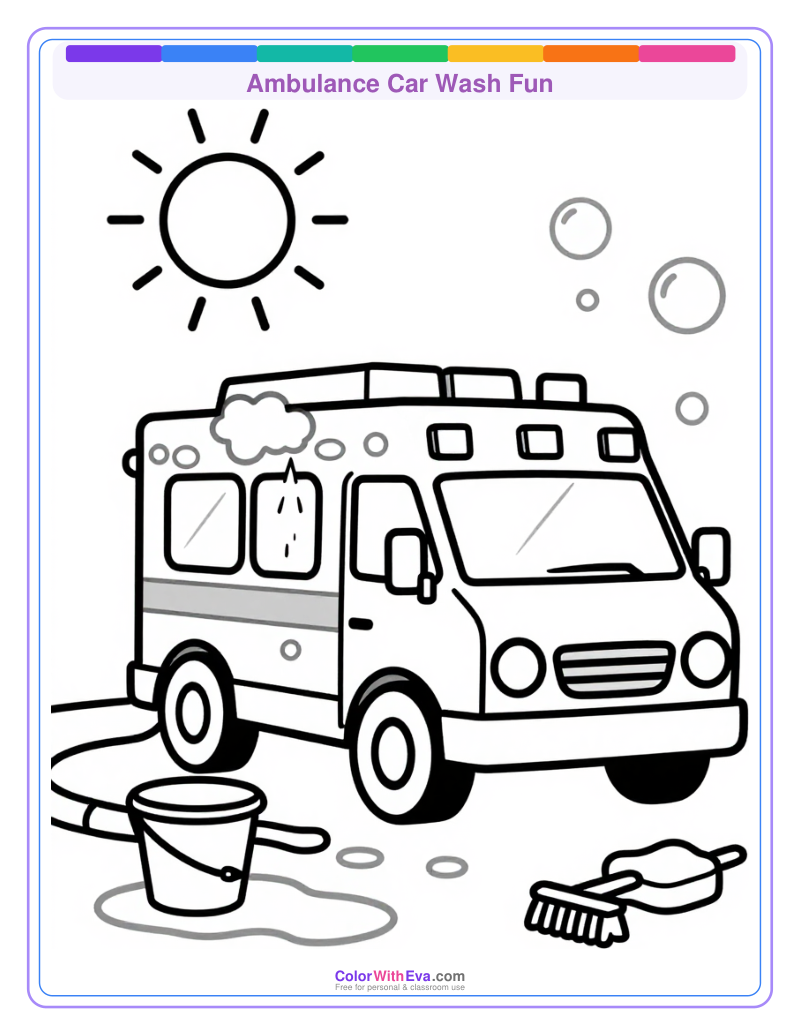 Ambulance Car Wash Fun preview