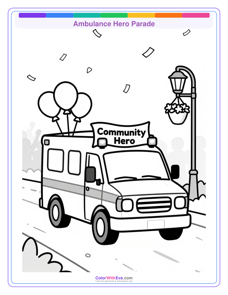 Ambulance Hero Parade preview