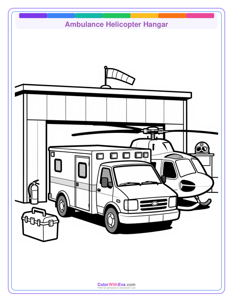 Ambulance Helicopter Hangar preview