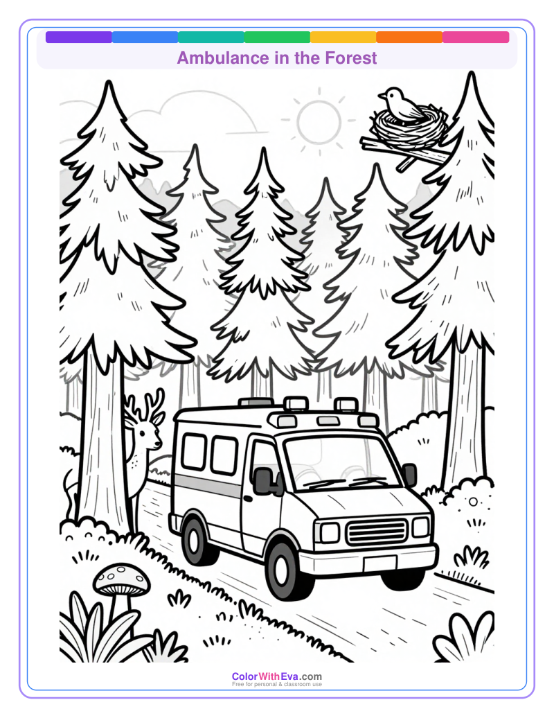 Ambulance in the Forest preview