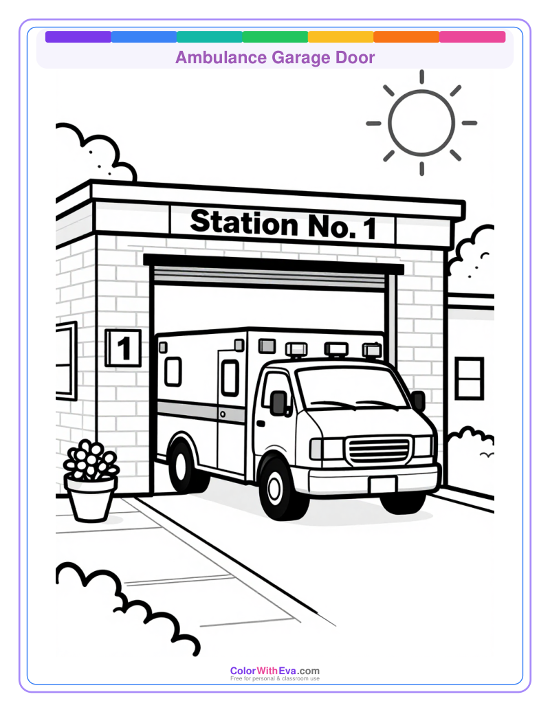 Ambulance Garage Door preview