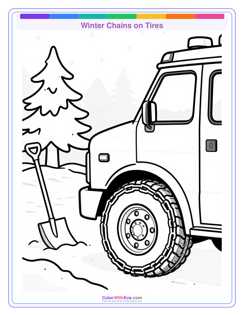 Winter Chains on Tires preview