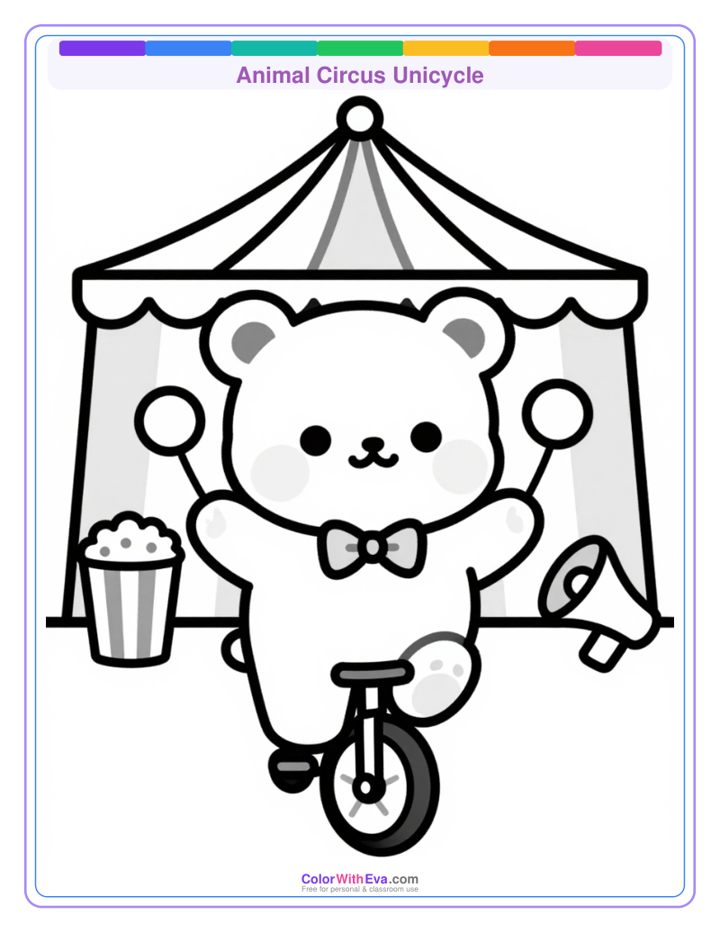 Animal Circus Unicycle preview