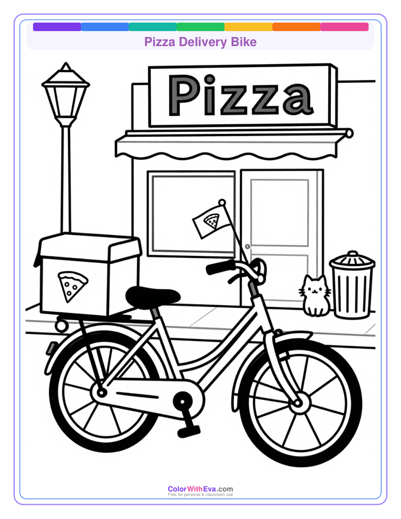 Pizza Delivery Bike preview