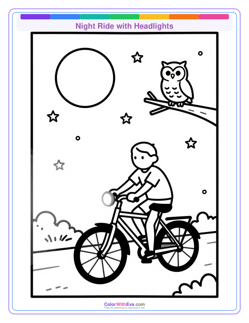 Night Ride with Headlights preview