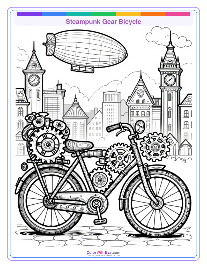 Steampunk Gear Bicycle thumbnail