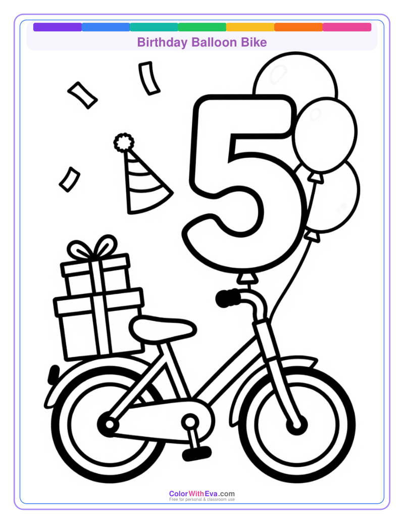 Birthday Balloon Bike preview