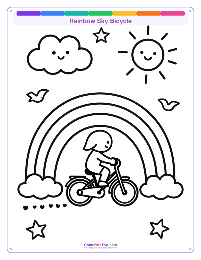 Rainbow Sky Bicycle thumbnail